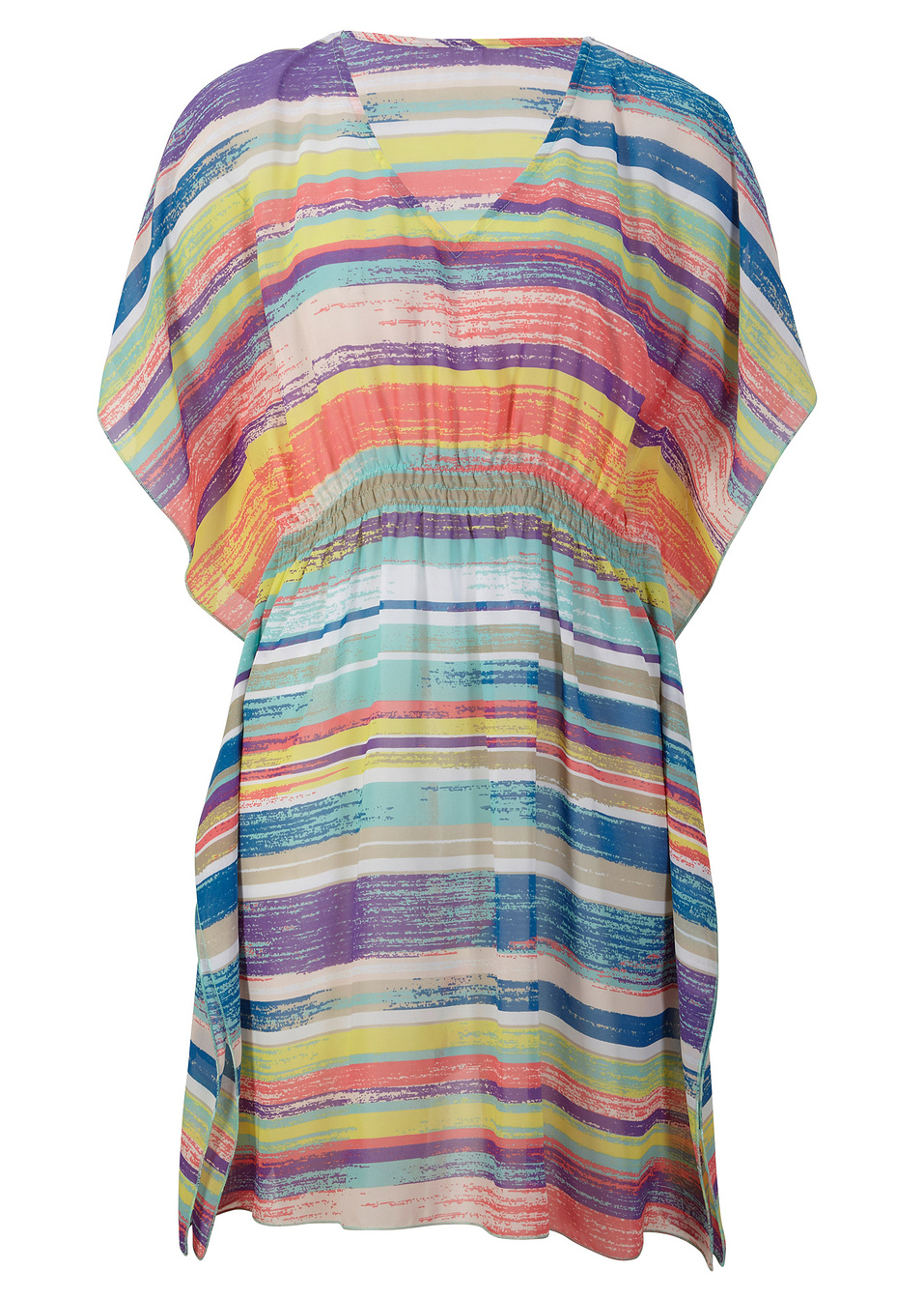 Βιώσιμο φόρεμα τουνίκ για την παραλία-Με χρωματιστές ρίγες-bpc selection