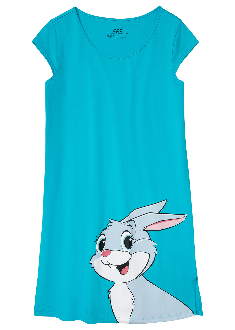 Νυχτικό-Θαλασσί σκούρο με στάμπα-bpc bonprix collection