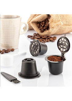 Επαναχρησιμοποιούμενες κάψουλες καφέ Recoff InnovaGoods σετ 3 τεμ.-