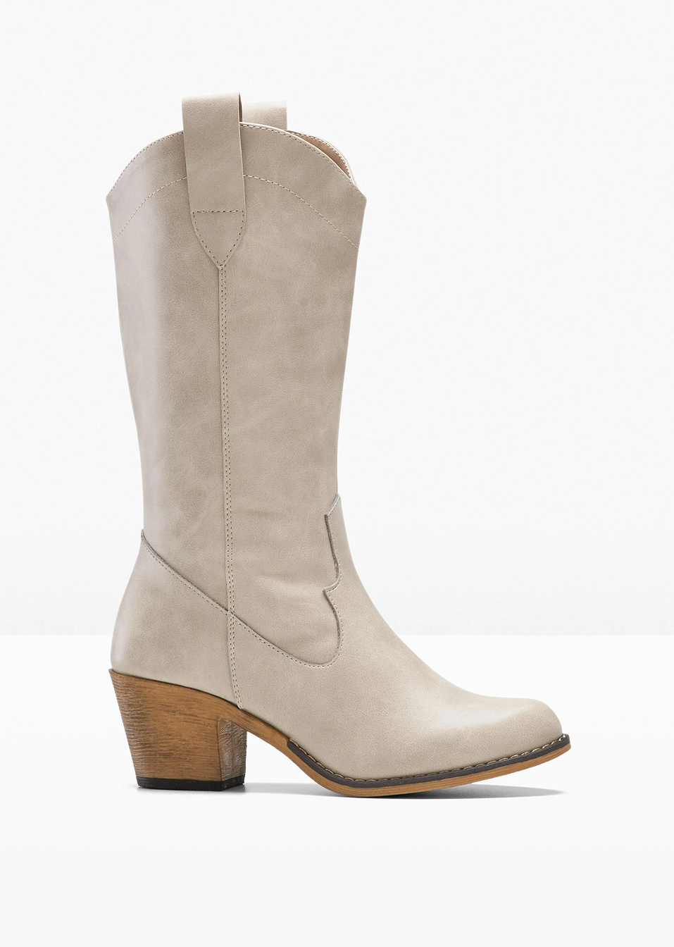 Μπότες western-Καφετί-BODYFLIRT