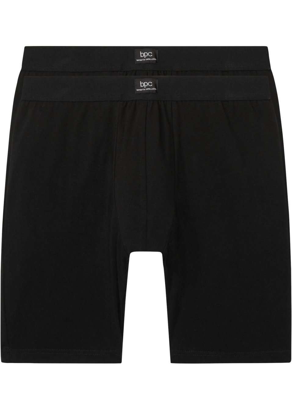 Μακρύ μποξεράκι (συσκευασία των 2)-Μαύρο-bpc bonprix collection