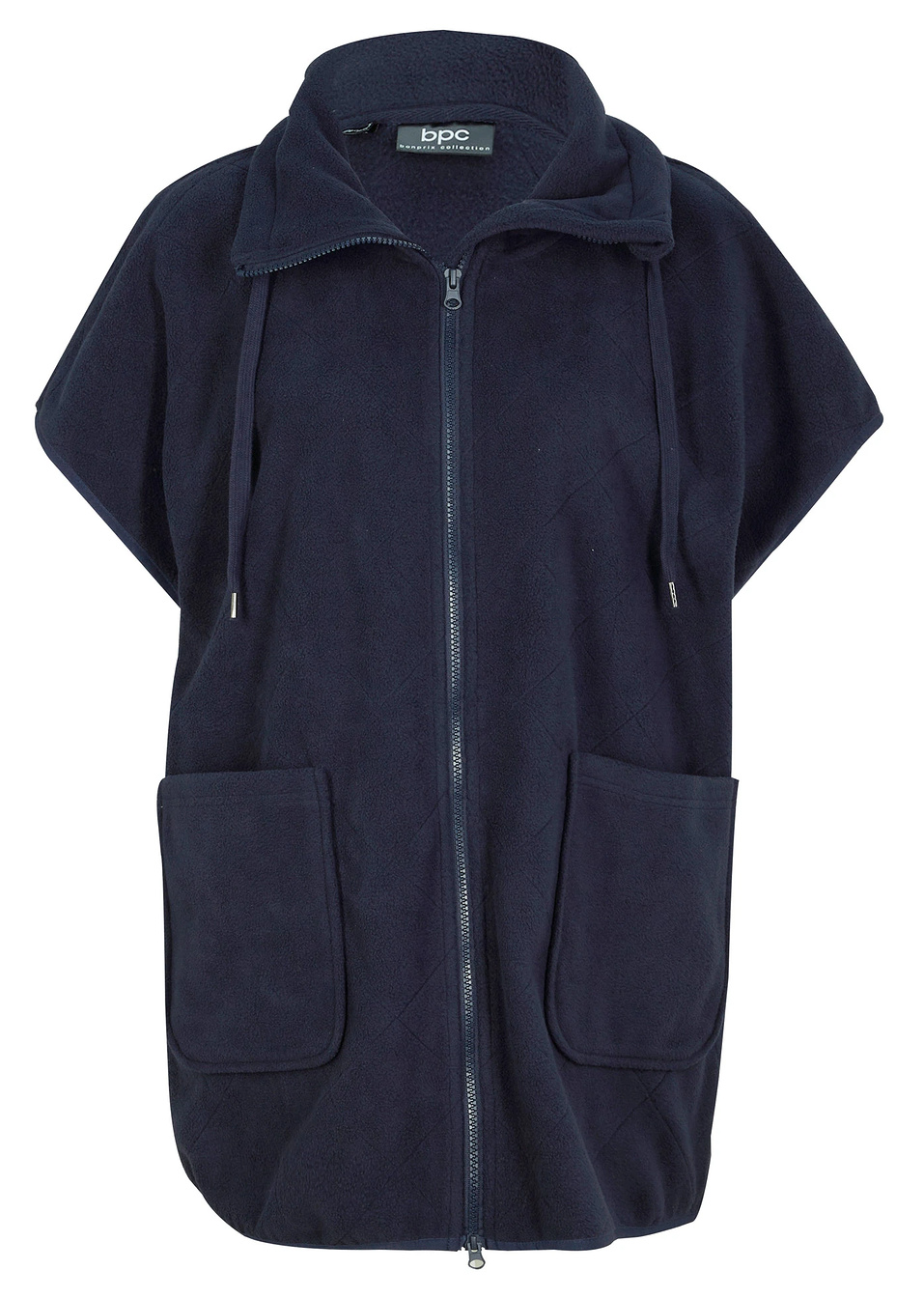 Елек от флийс от рециклиран полиестер-Тъмно синьо-bpc bonprix collection