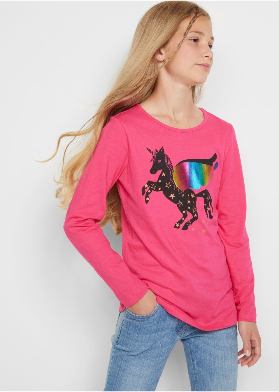 Μακρυμάνικη μπλούζα (συσκευασία των 2)-bpc bonprix collection