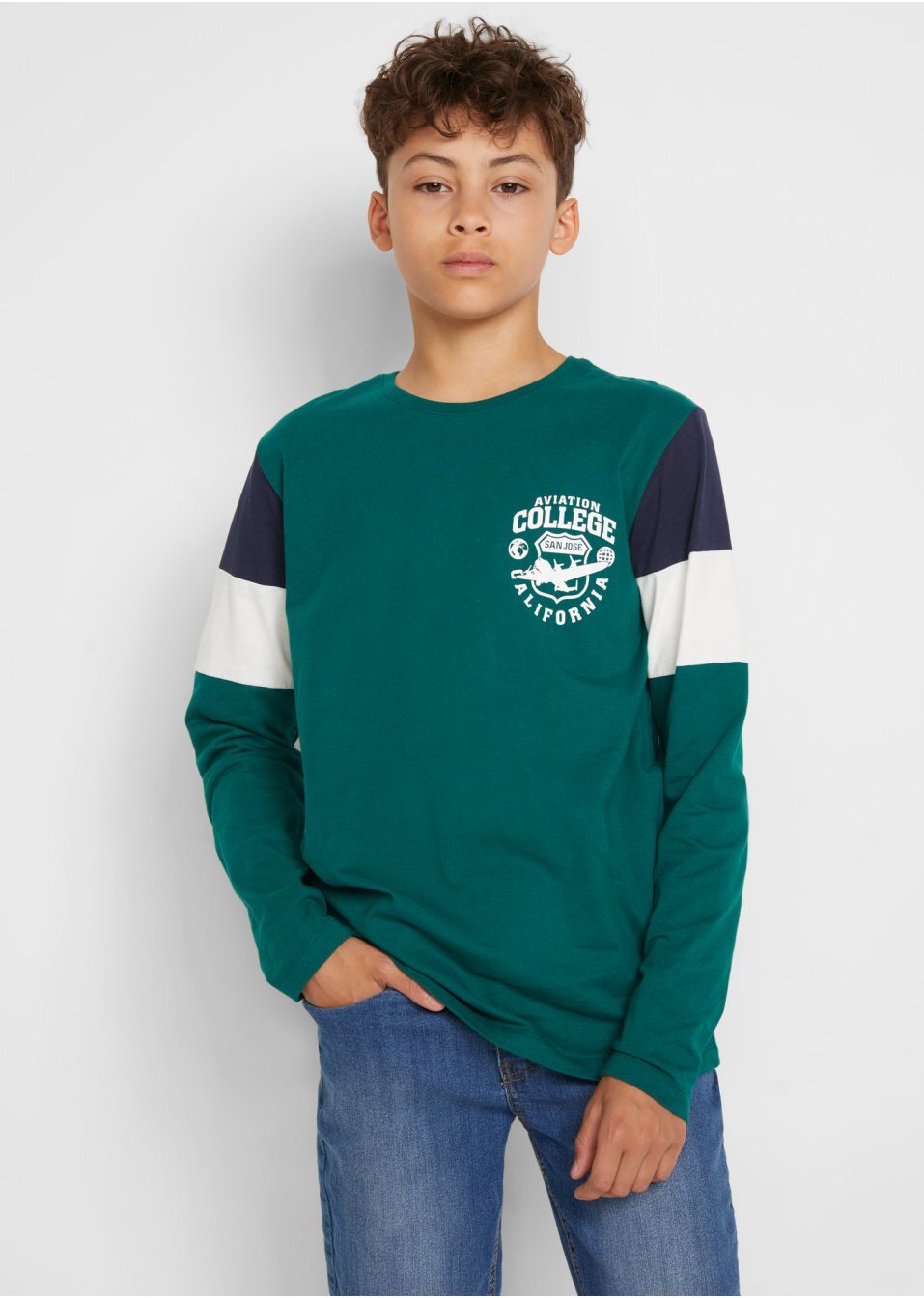 Μακρυμάνικη μπλούζα (συσκευασία των 2)-bpc bonprix collection