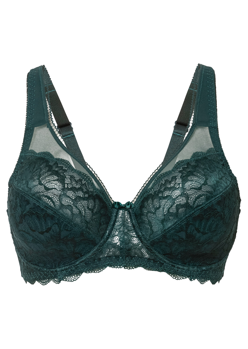 Σουτιέν minimizer με μπανέλα και ανακυκλωμένο πολυαμίδιο-Πράσινο σκούρο-bpc selection