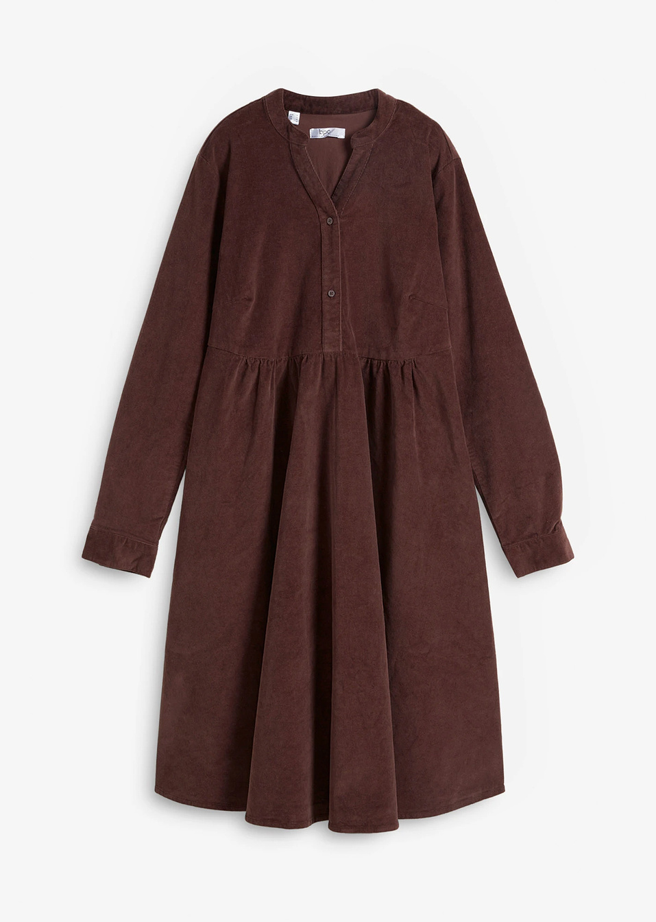 Εβαζέ βελούδινο φόρεμα έως το γόνατο-Της γης-bpc bonprix collection