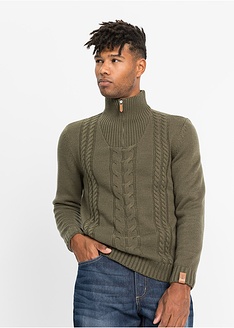 pulover-s-yaka-i-tsip-bpc bonprix collection