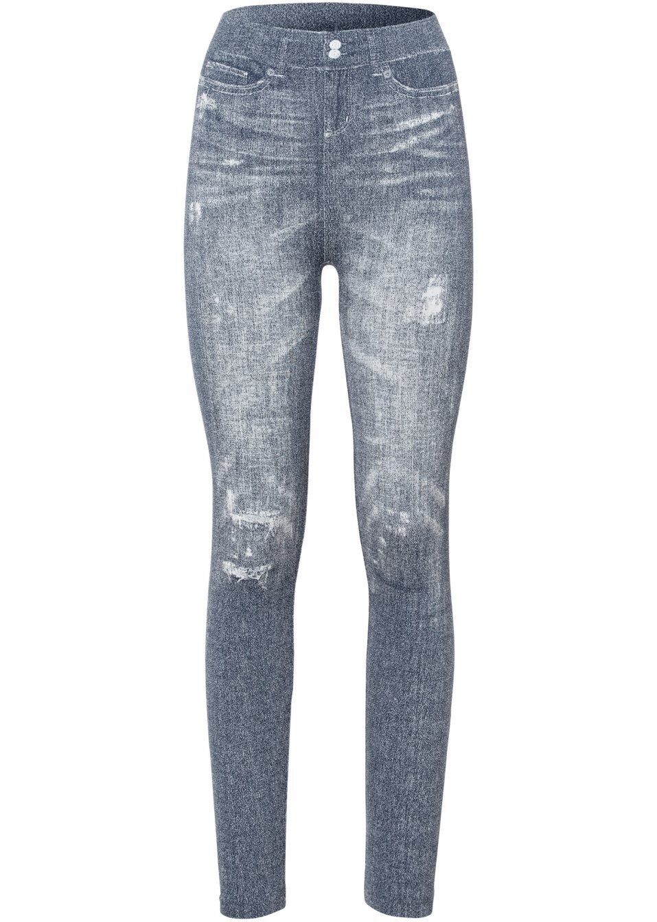 Κολάν χωρίς ραφές με μαλακή φόδρα-Μπλε με denim look-bpc bonprix collection