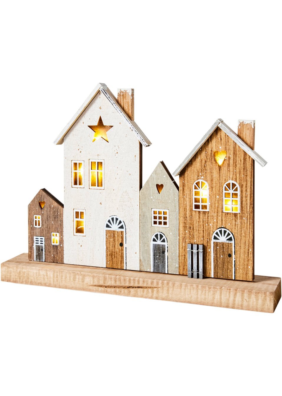 Διακοσμητικό LED με σπιτάκια-Φυσικό-bpc living