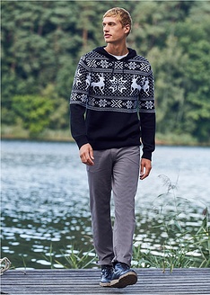 Νορβηγικό πουλόβερ με κουκούλα-bpc bonprix collection