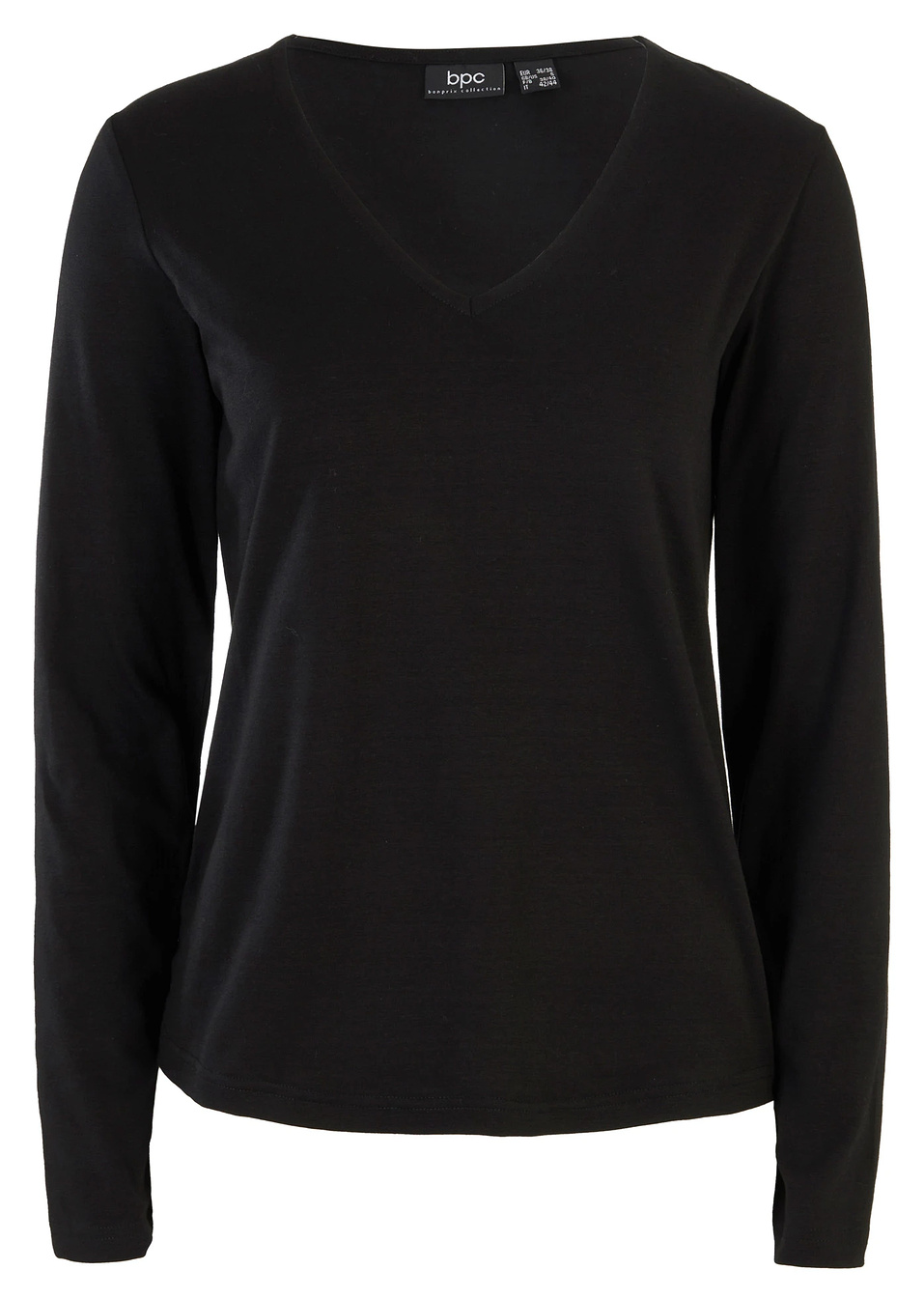 Μακρυμάνικη μπλούζα-Μαύρο-bpc bonprix collection