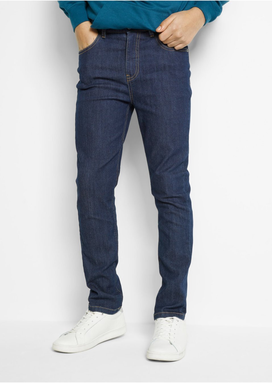Ελαστικό τζιν slim fit, straight-John Baner JEANSWEAR