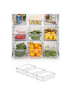 Σετ οργάνωσης ψυγείου Πλαστικό 4,5 ml 3 τεμ. 964FRM3415-
