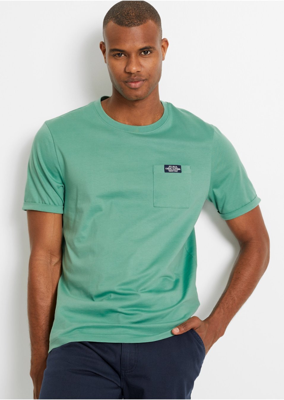 T-shirt με τσεπάκι (συσκευασία των 2)-bpc bonprix collection