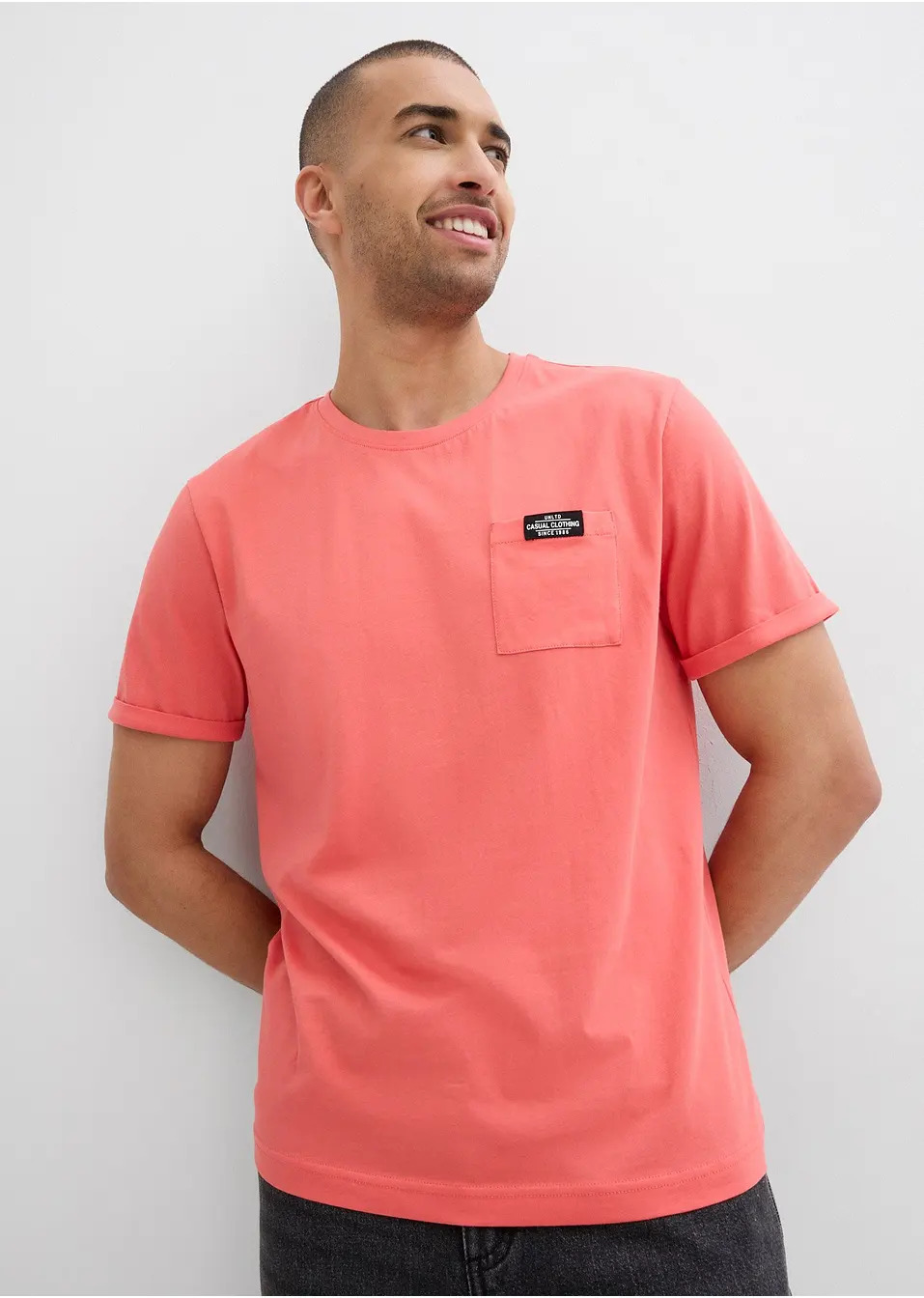 T-shirt με τσεπάκι (συσκευασία των 2)-bpc bonprix collection