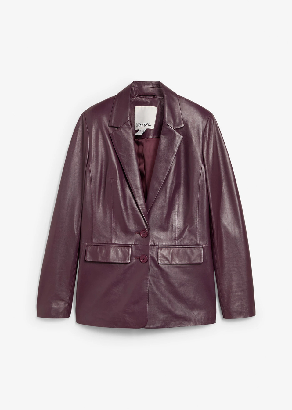 Σακάκι από νάπα-Μπορντό-bpc selection premium