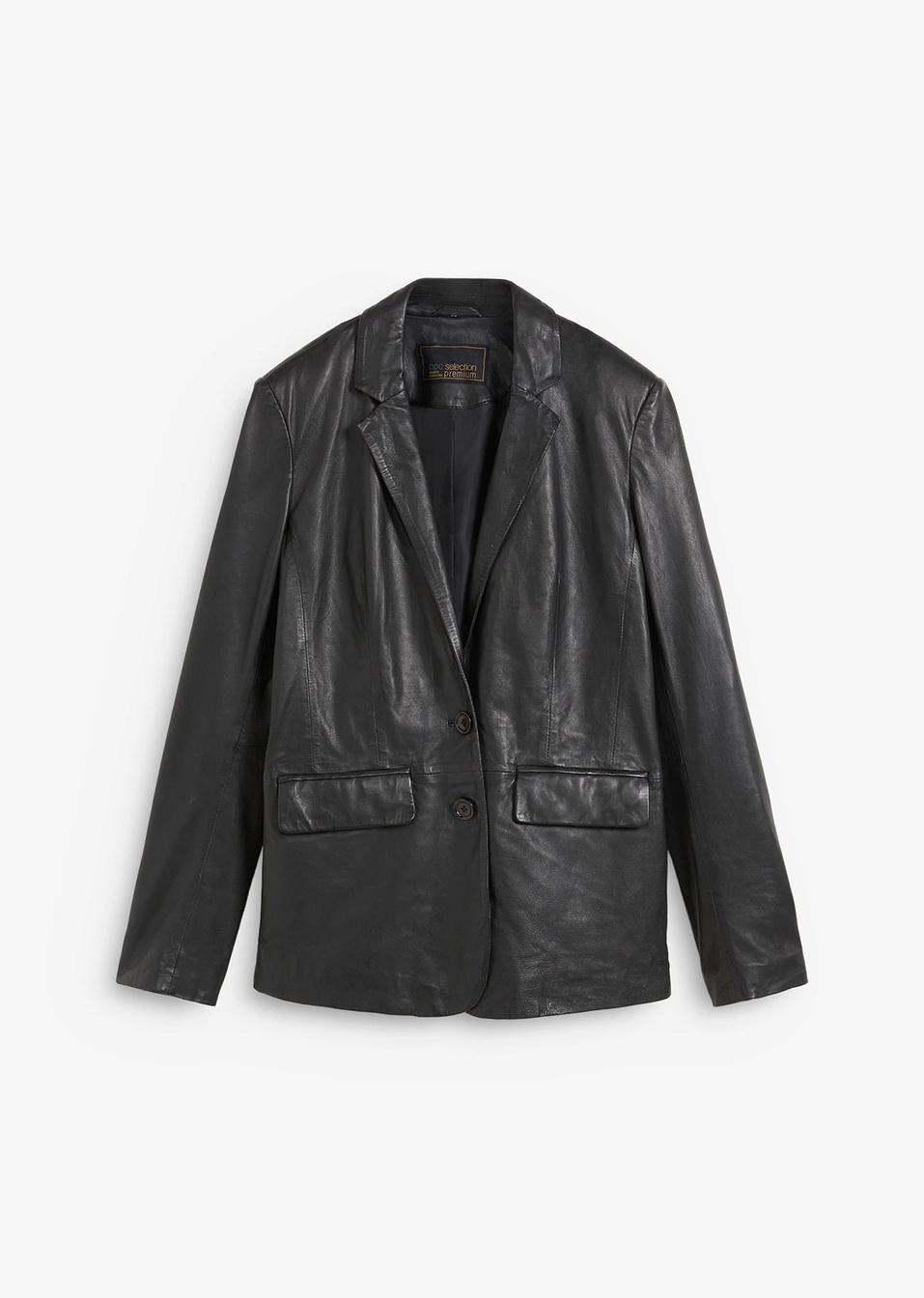 Σακάκι από νάπα-Μαύρο-bpc selection premium