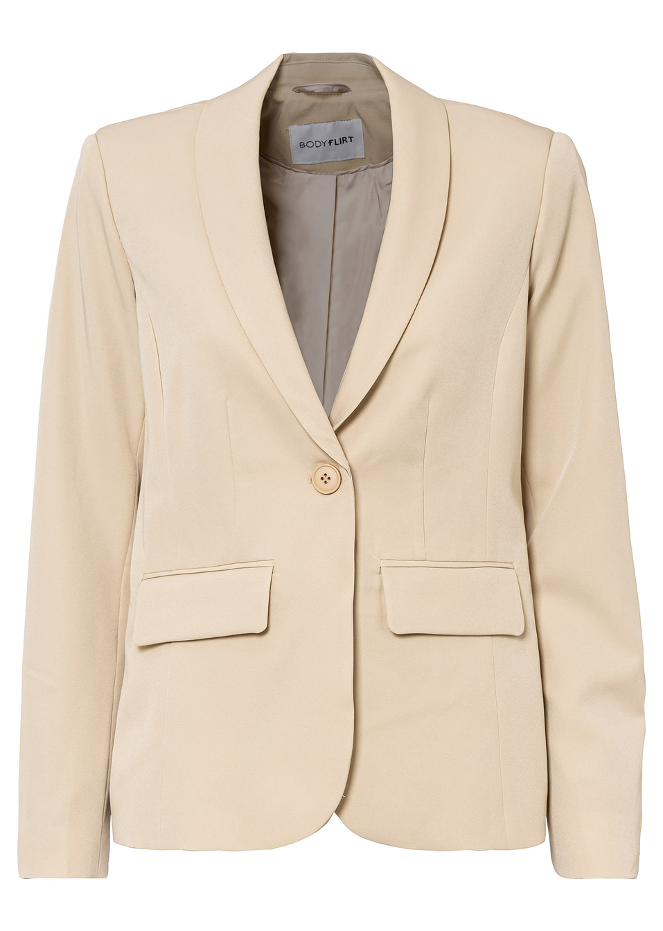 Σακάκι-Της άμμου ανοιχτό-BODYFLIRT