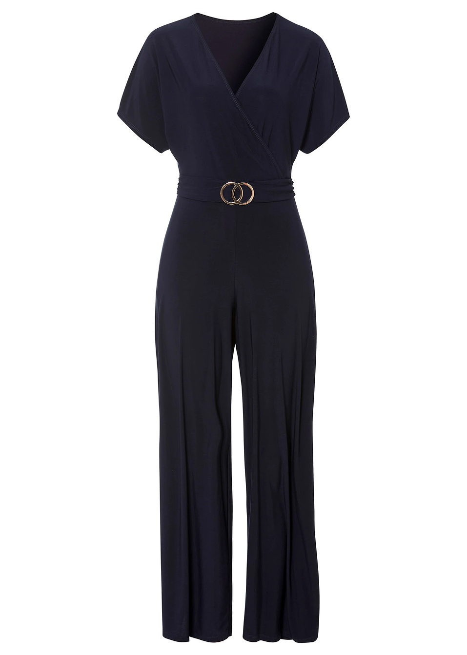 Елегантен гащеризон-Тъмно синьо-BODYFLIRT