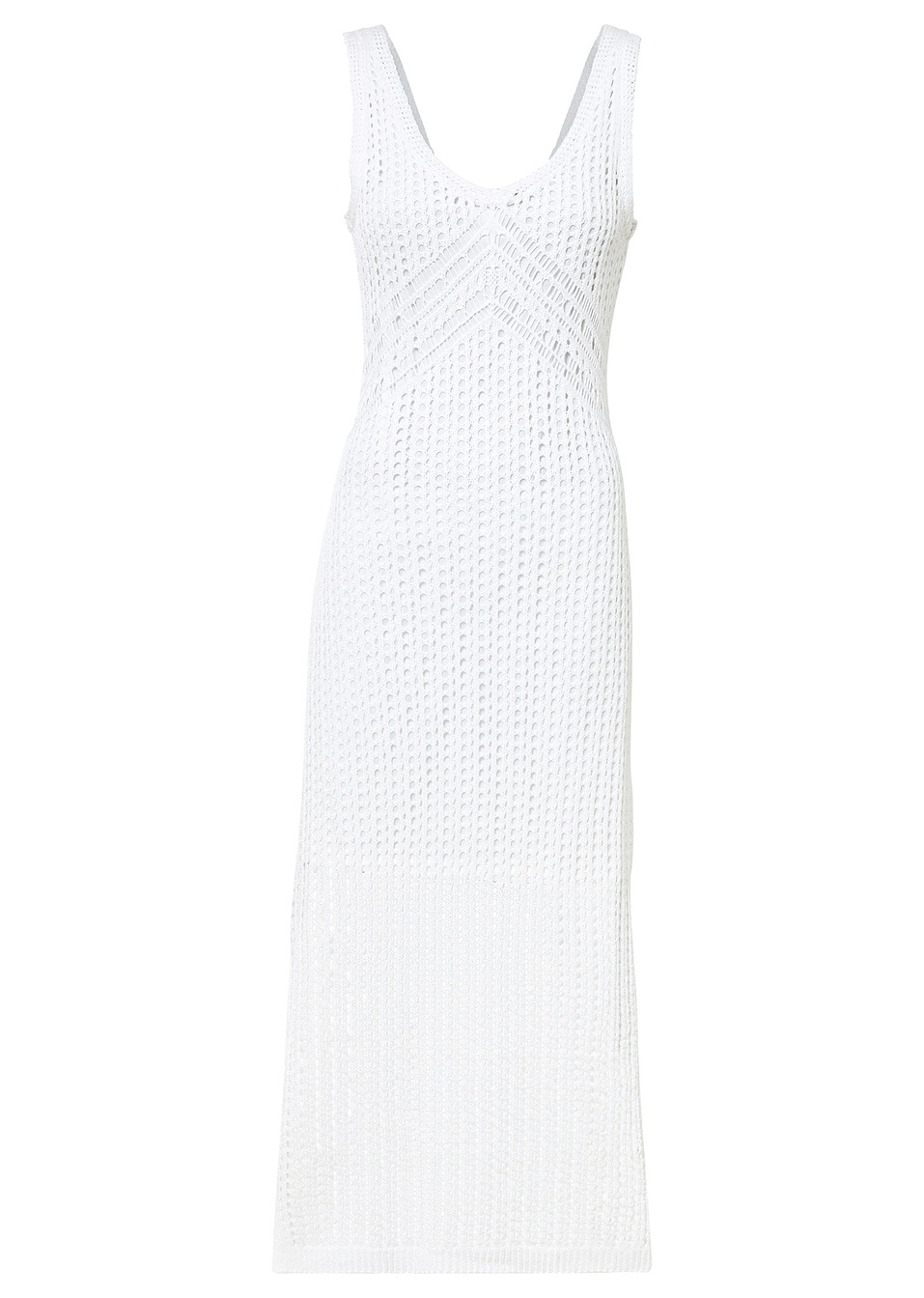 Πλεκτό φόρεμα-Λευκό κρεμ-BODYFLIRT