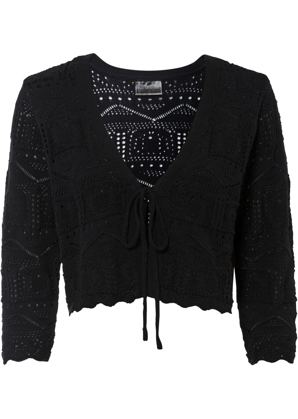 Ажурно болеро-Черно-bpc selection