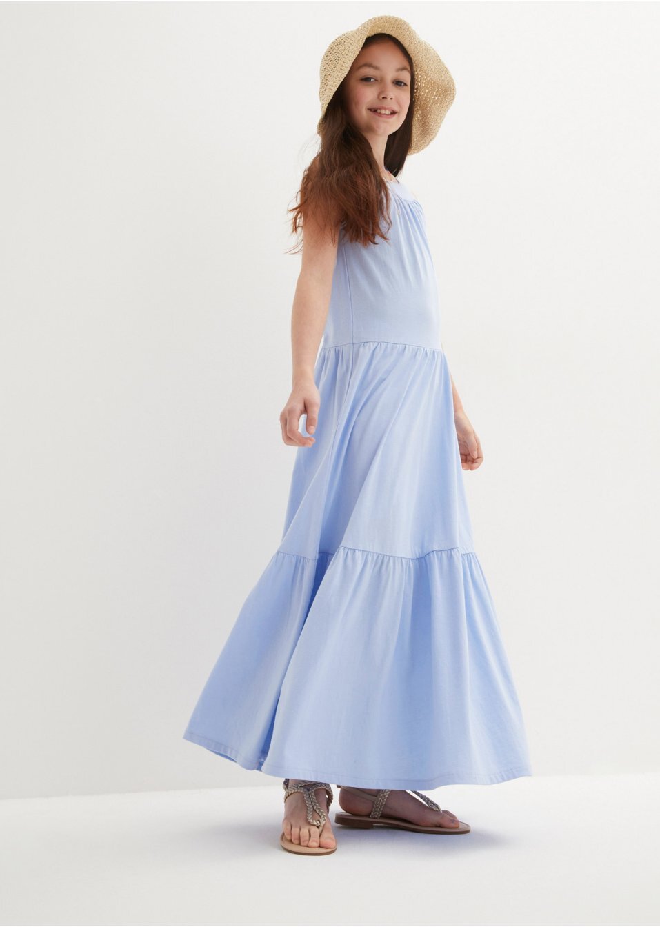Μακρύ φόρεμα ζέρσεϊ-bpc bonprix collection