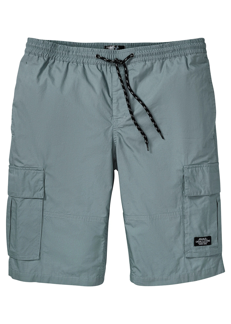 Βερμούδα cargo με λάστιχο στη μέση σε γραμμή comfort-Γκρι του γραφίτη-bpc bonprix collection