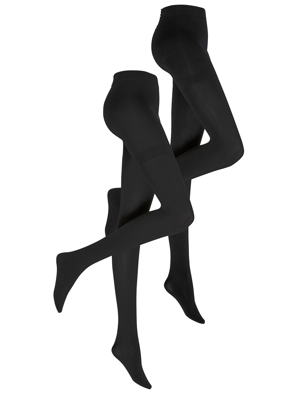 Ισοθερμικό καλσόν φλις (συσκευασία των 2)-Μαύρο + Μαύρο-bpc bonprix collection