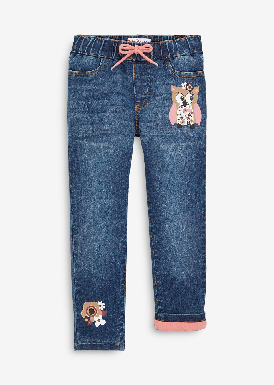 Ισοθερμικό τζιν με φόδρα ζέρσεϊ-Μπλε denim-John Baner JEANSWEAR