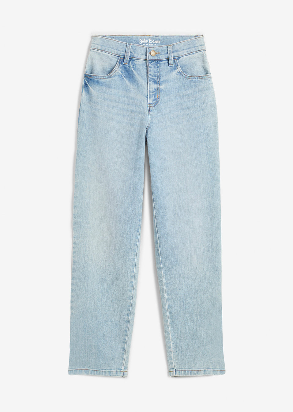 Τζιν wide leg, loose fit-Γαλάζιο denim-John Baner JEANSWEAR