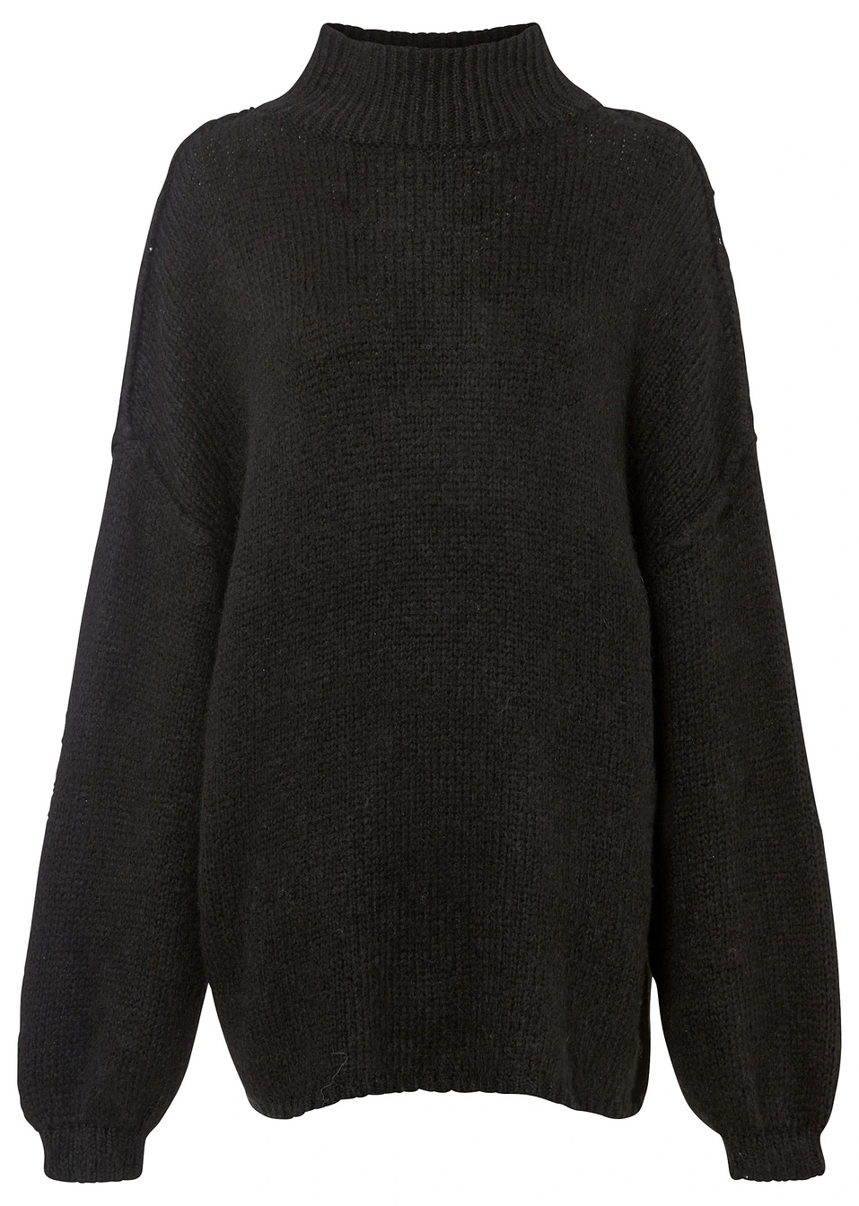 Πουλόβερ με ανακυκλωμένο πολυέστερ-Μαύρο-BODYFLIRT