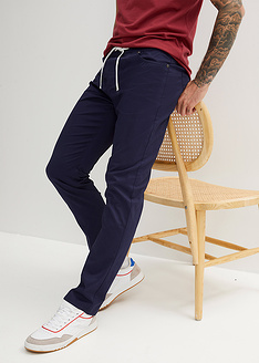 Ελαστικό παντελόνι με λάστιχο στη μέση και γραμμή comfort-bpc bonprix collection