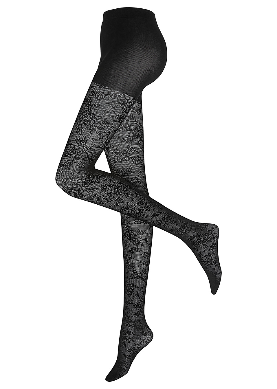 Καλσόν 70 den από δαντέλα-Μαύρο-bpc bonprix collection