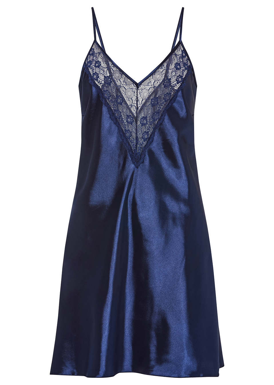 Сатенен комбинезон-Нощно синьо-Venus