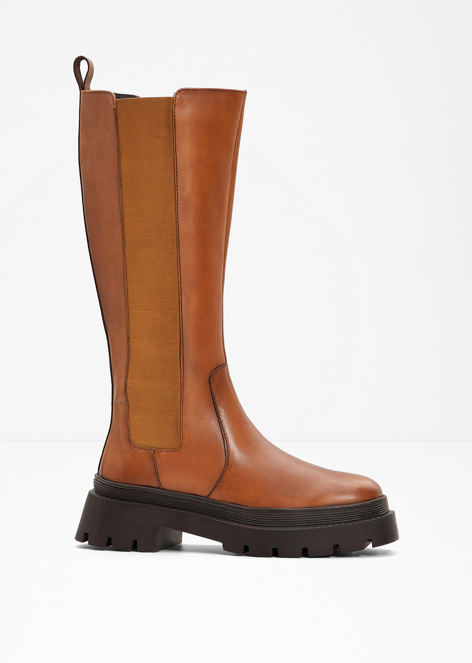 Δερμάτινες μπότες-Του κονιάκ-RAINBOW