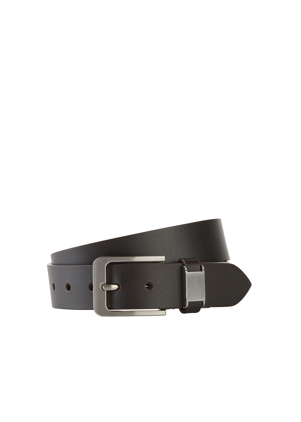 Δερμάτινη ζώνη-Καφέ σκούρο-bpc bonprix collection