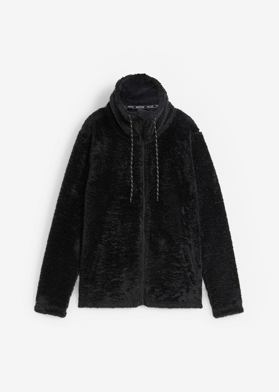 Ζακέτα φλις-Μαύρο-bpc bonprix collection