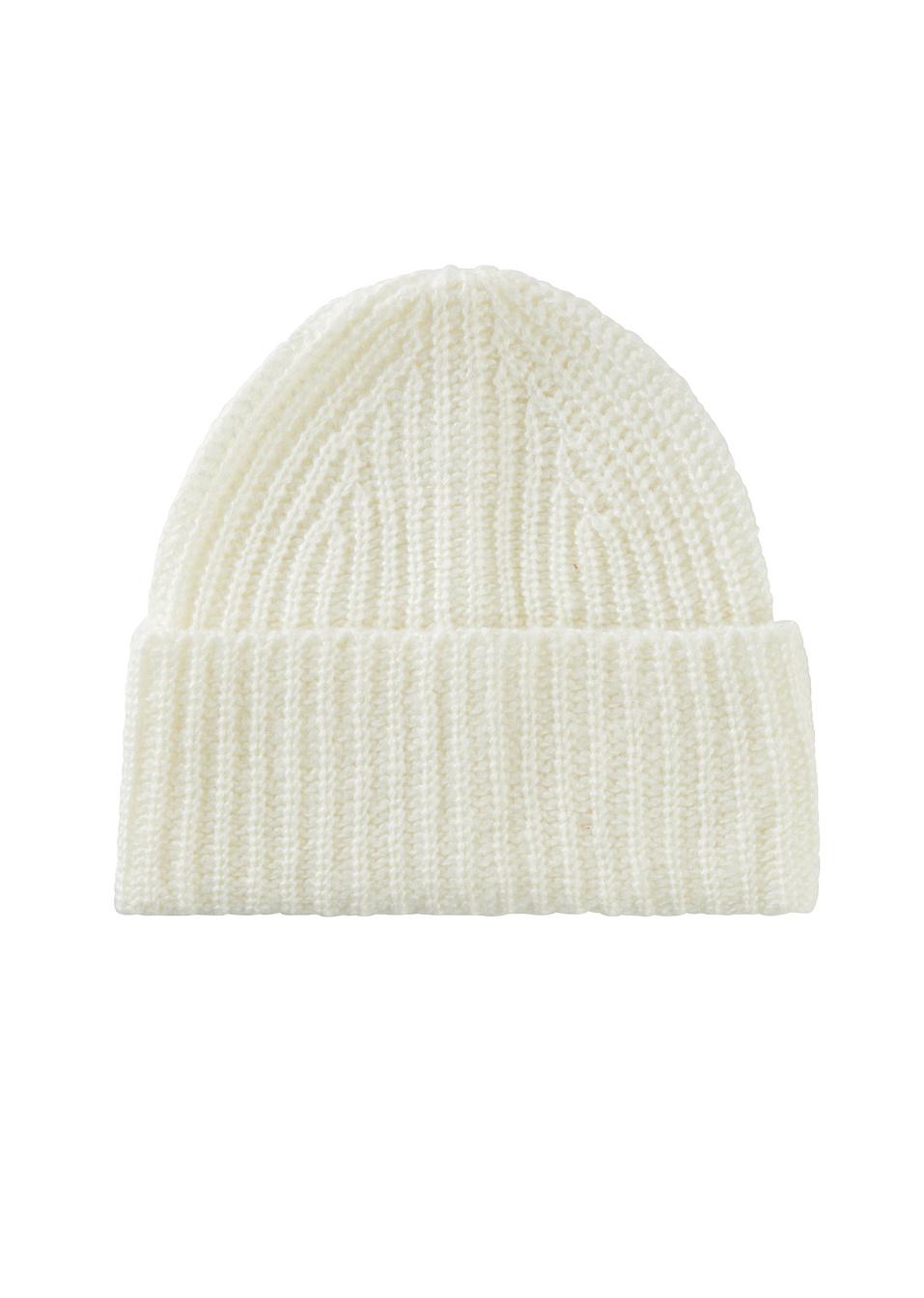 Πλεκτό σκουφάκι-Λευκό κρεμ-bpc bonprix collection