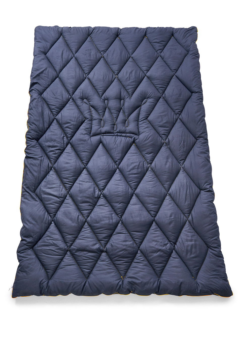 Καπιτονέ πάπλωμα από πολύ ζεστές μικροΐνες με κορώνα-Ανθρακί-bpc living bonprix collection