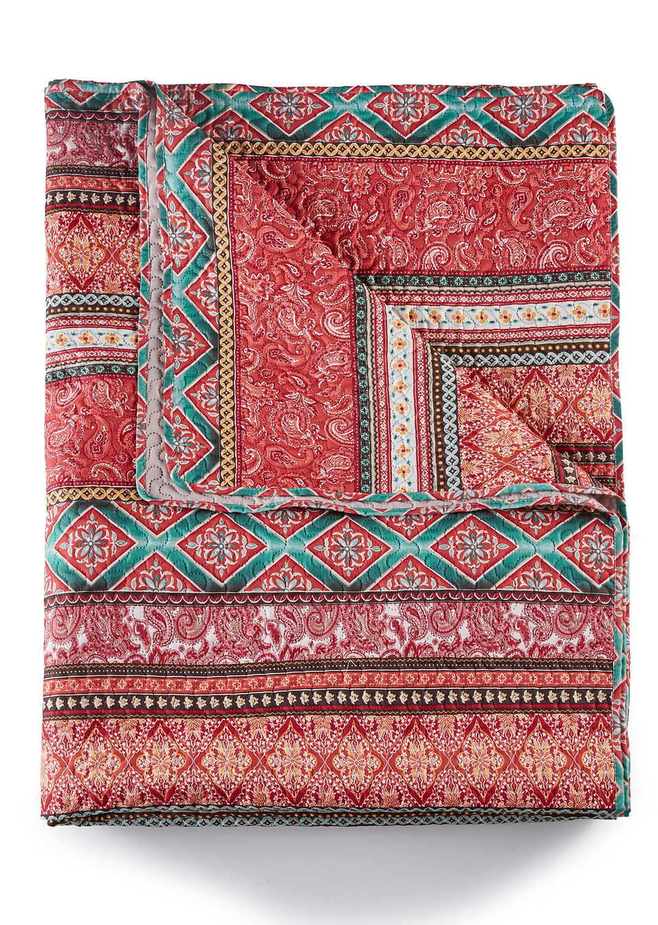 Ριγέ κάλυμμα κρεβατιού-Πολύχρωμο-bpc living bonprix collection