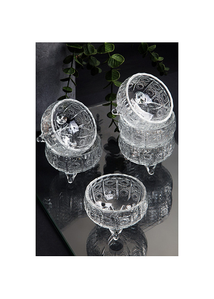 Σετ μπολ IP-AHE6B - Eye Plain Διάφανο 6 τεμ. Γυαλί 8,5x8,5x5 εκ. / 175 cc 196RWE1705-