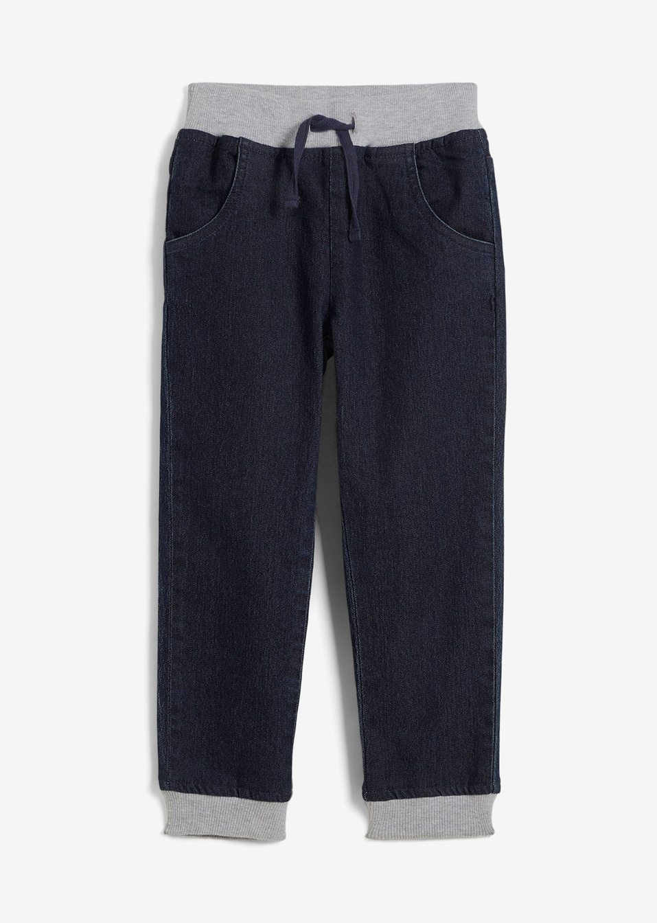 Термо панталон с подплата от жарсе-Нощно синьо деним-John Baner JEANSWEAR