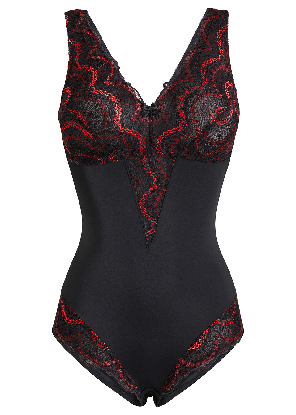 Κορμάκι που σμιλεύει-Μαύρο/Κόκκινο της ντομάτας-bpc bonprix collection - Nice