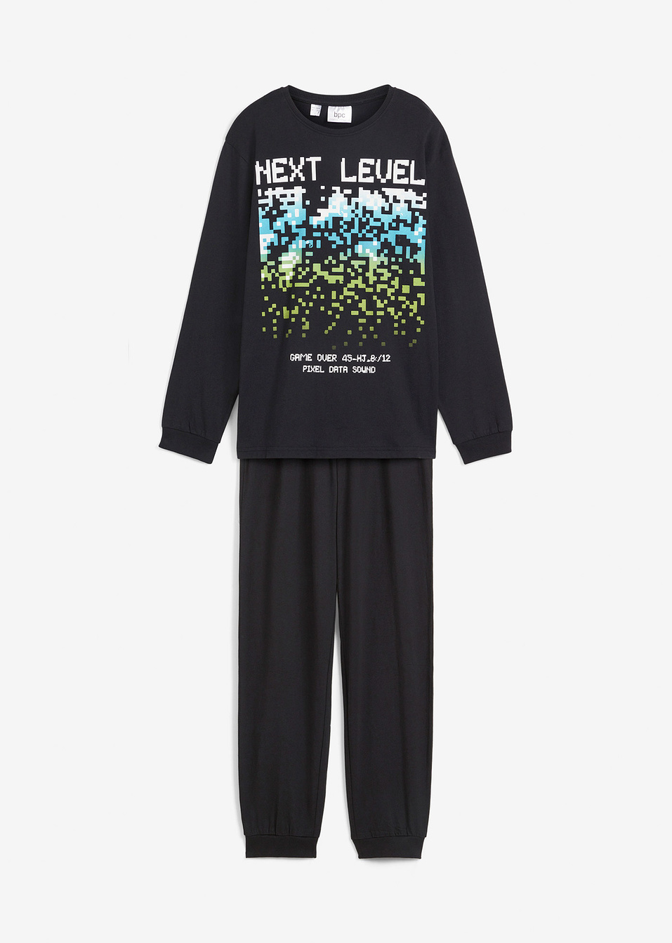 Πιτζάμα-Μαύρο-bpc bonprix collection