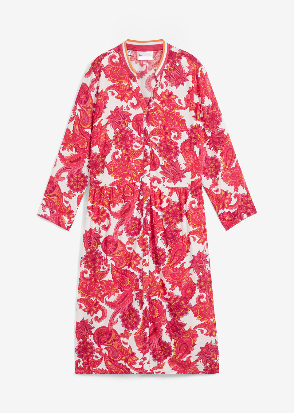 Φόρεμα chemisier από βιώσιμη βισκόζη-Σικλαμέν-bpc selection