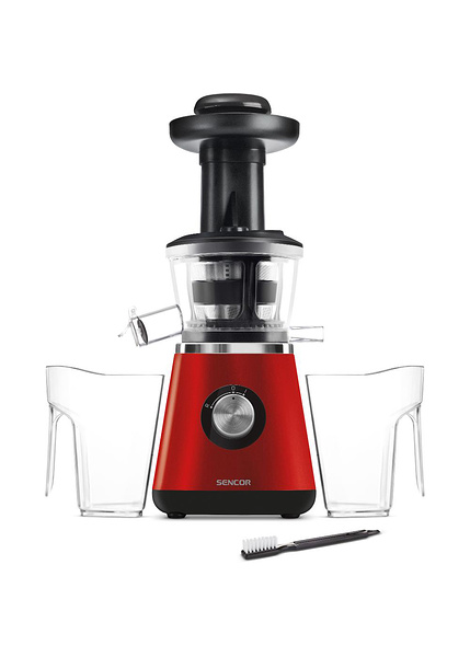 Αποχυμωτής αργής σύνθλιψης Sencor SSJ 4042RD Κόκκινο / Μαύρο 400W-SENCOR