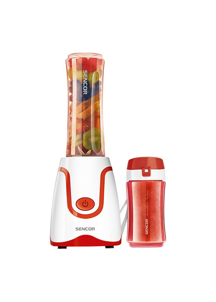 Συσκευή για smoothies με δοχεία 0,3 lt + 0,6 lt Sencor SBL 2214RD Λευκό / Κόκκινο 500W-SENCOR