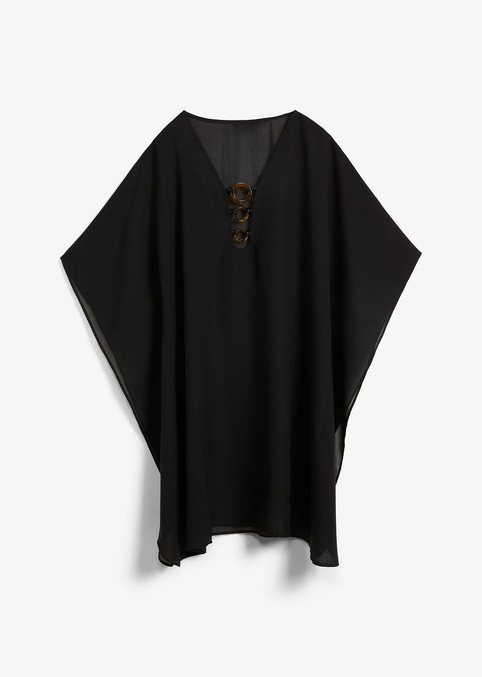 Φόρεμα τουνίκ για την παραλία-Μαύρο-bpc selection