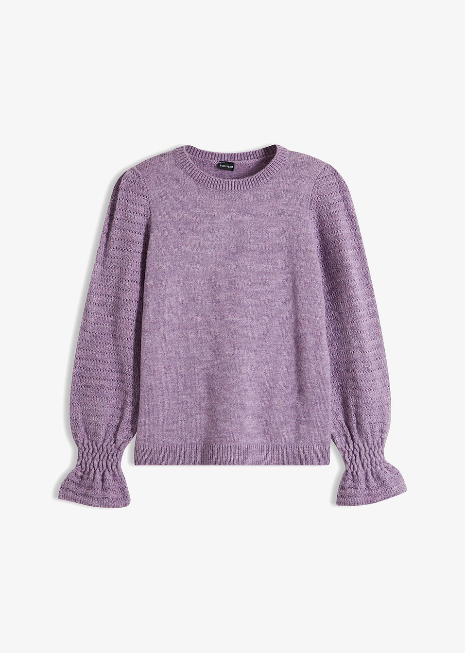 Πουλόβερ-Μωβ μελανζέ-BODYFLIRT