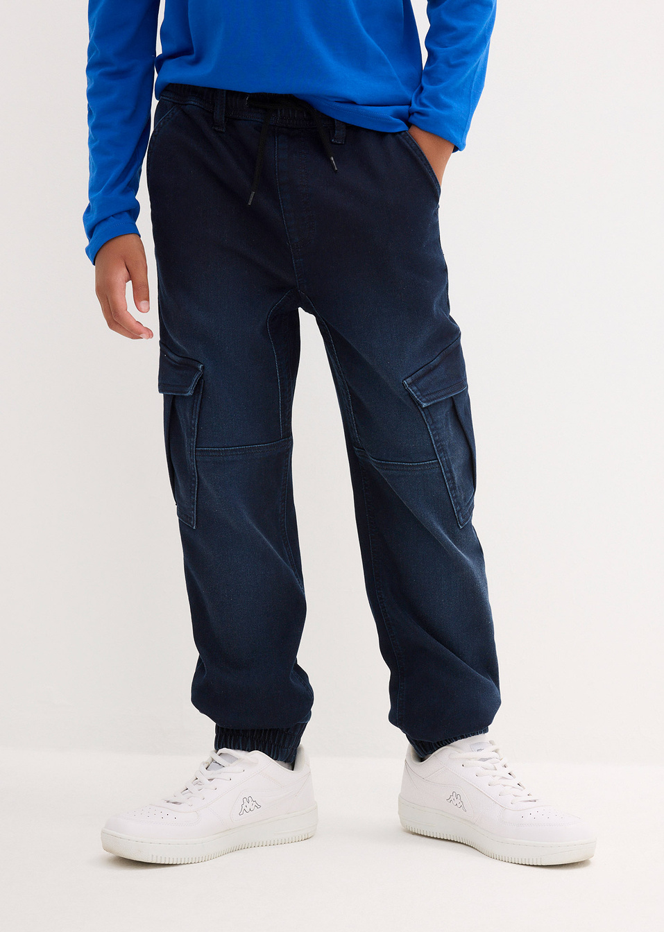Τζιν cargo, regular fit-John Baner JEANSWEAR
